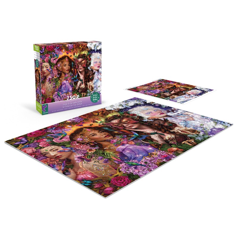Ceaco - Glitter - Fairy Queens - 750 Piece Jigsaw
