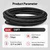 EVIL ENERGY 8AN Fuel Line Kit, 8AN Hose Nylon Braided
