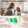 Termómetro Digital Infrarrojo Sin Contacto 32 Memory 3 Color