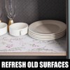 Amiitay Floral Drawer and Shelf Liner for Cabinets, Non-Adhesive and