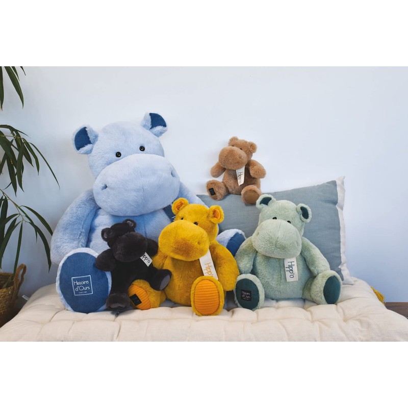 Histoire d'ours - Hippo Plush Toy - Hippo - Anthracite