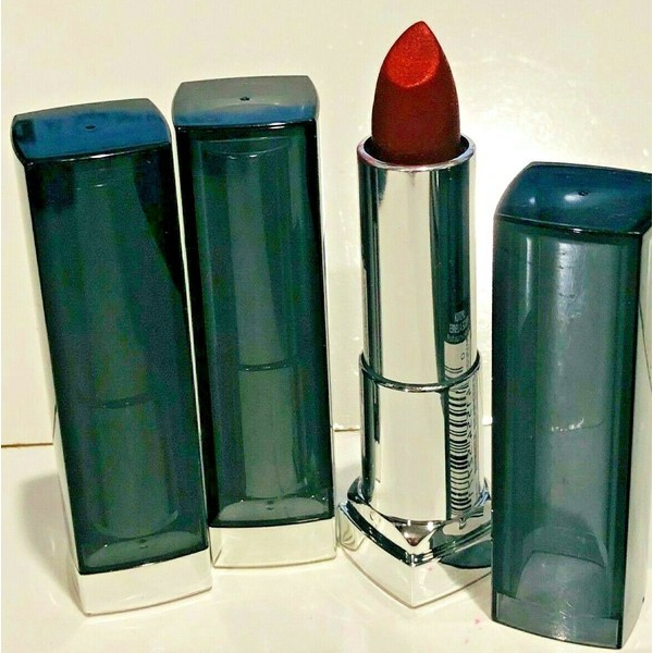 MAYBELLINE Color Sensational Matte Metallic Lipstick 962 HOT LAVA 3 X LIPSTICK