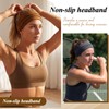 Needbrock 8 Pack Sweatbands Headbands, Non-Slip Cloth Headbands Thin Stretchy