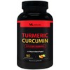ML Naturals Turmeric Curcumin 90 Vegetable Capsules | Organic Turmeric