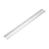 sourcing map Cutting Ruler 30cm Metric Aluminum Alloy Straight Ruler