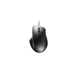 Buffalo BSMLU300BK Wired Laser 5 Button Mouse, Black