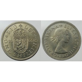 1965 Uncirculated Scottish Shilling Pre Decimal Coin