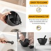 Velaze Cast Iron Mortar and Pestle Tool Set, 6.5 inch