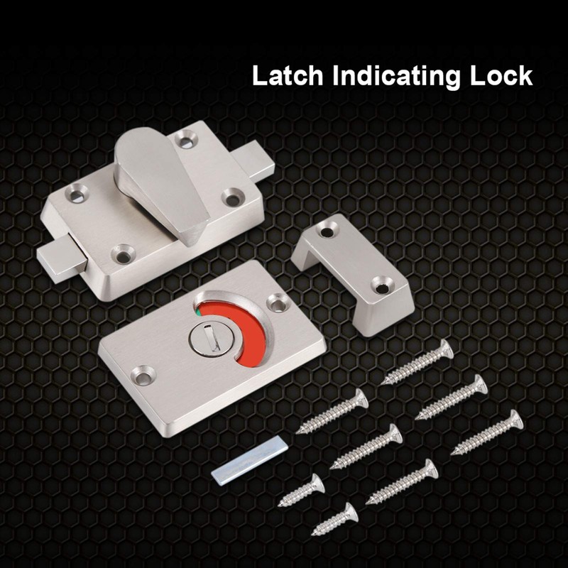 Hapivida Indicator Door Lock, Freely Occupied Sign, Engaged Indicator Lock,