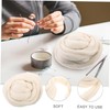VILLFUL Natural Roving Wool Fiber for Needle Felting Soft Felting