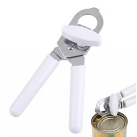Tin Opener & Bottle Opener - Premium Stainless Steel Manual Can Opener with Comfortable Soft Grip, Heavy Duty Handheld Tool Kitchen Essentials