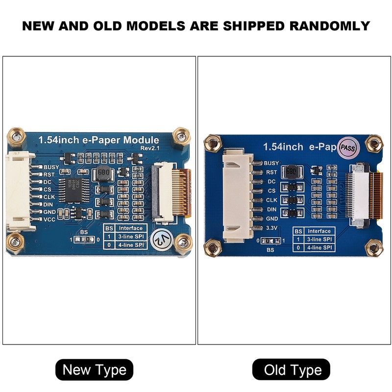 1.54inch e paper Module (B) 200 x 200 E ink