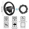 atnayo Leather Steering Wheel Cover, Anti Slip Breathable Car Covers