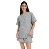 XINJU Pajamas for Women Set 100% Double Gauze Cotton Linen