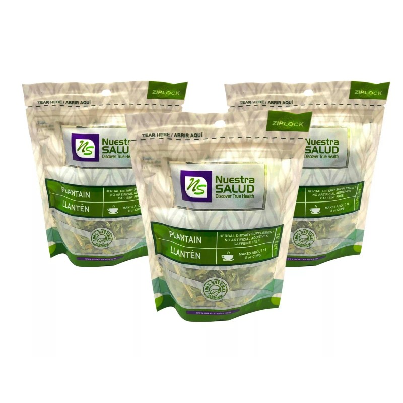 Nuestra Salud Llanten Te- Plantain Tea Herbal (90g) Herb VALUE