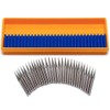 JINGLING 30Pcs 3.2mm Tapered Point Diamond Grinding Bit 1/8" Cone
