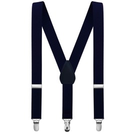 Tirantes duraderos de 2,5 cm para niños y niñas de 5 a 10 años., Marino, 26 Inch/3 Years - 9 Years