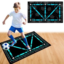 Football Training Mat, Football Step Training Mat, Football Mat, Football Mat, Football Mat, Ball Control, Non-Slip Football Mat Training, Football Mat, Ball Control Training Mat, 60 x 40 cm
