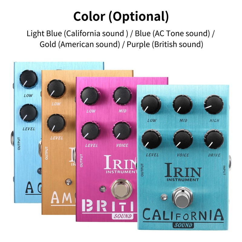 IRIN Mini Guitar Effect Pedal VOX AC30 Speaker Simulator Cabinet