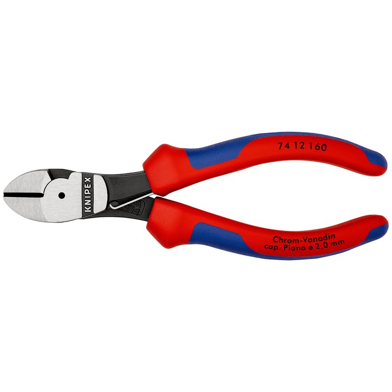 kunipekkusu KNIPEX 7412 – 160 Spring with Strong Notebook Oblique Nipper (SB)