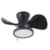 ocioc Quiet Ceiling Fan with LED Light 22 inch Large