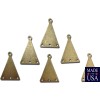 Yummy Treasures 3 Hole Brass Ox Plated Brass Triangle with