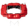 TRQ Front Left Right Brake Caliper Performance Red Driver Passenger