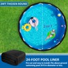 350G/M² Thicker Pool Liner Pad for Above Ground Swimming Pools,24
