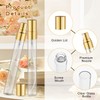 DynnnDy 40 Pcs 10ml Mini Clear Glass Spray Bottles with
