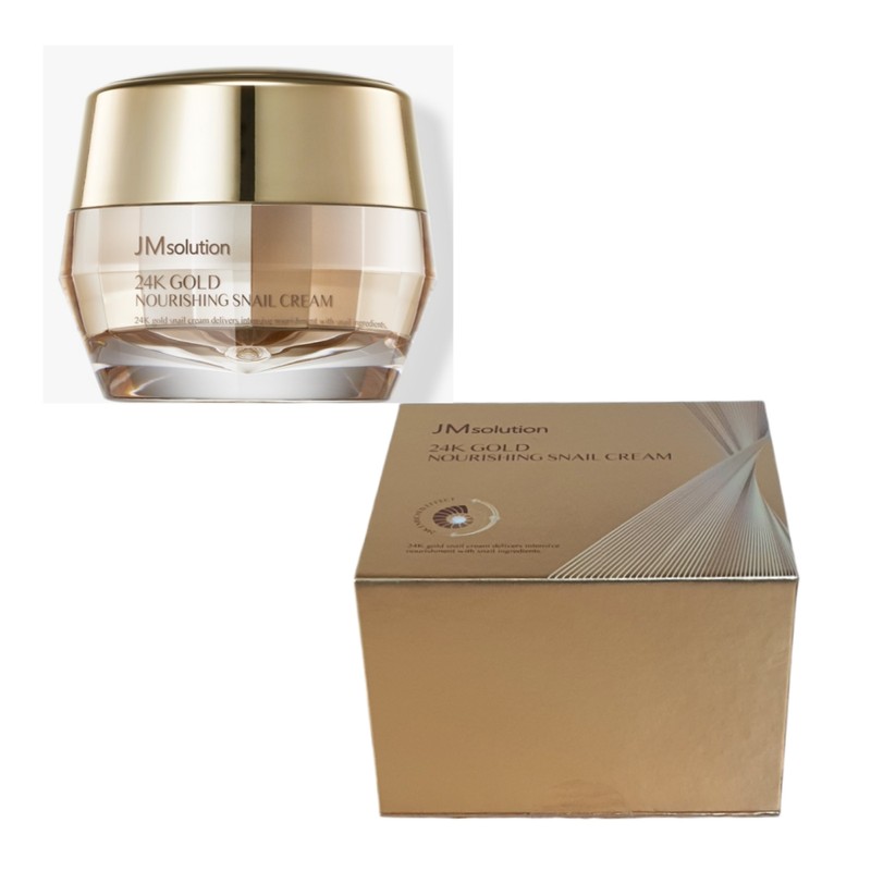 24K Gold Nourishing Snail Cream 50ml 3pcs / 24K 골드