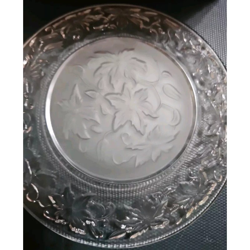 Princess House Princess House Fantasia 4 Crystal Luncheon Plates #