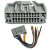 Car Stereo Radio Reverse Wiring Harness Connector (22-Pin), Interchange 71-6522,