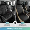 Road Comforts Premium Leather Front Seat Cover – Airbag-Compatible, Universal
