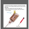 Efeng Candy Spatula with Thermometer Built in and Pot Clip