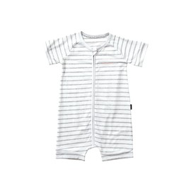 Bonds Baby Zippy - Zip Romper Wondersuit, Grey & White Stripe, 2 (18-24 Months)