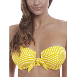 Freya Beach Hut Bandeau Bikini parte superior, Azul Luna, 38FF