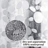 Shower Curtains Mould Proof Resistant, PEVA Waterproof Heavy Duty Bathroom