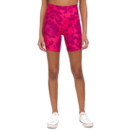 Hurley Womens Tight Fit Active Shorts - Staple Biker (Knock Out, Medium)