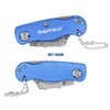 Sheffield 12116 Mini Utility Knife, Quick-Change Razor Blades Mechanism, Folding