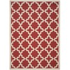 SAFAVIEH Courtyard Collection 8' x 11' Red/Bone CY6913 Indoor/ Outside