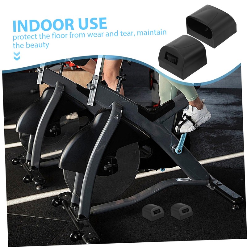 Abaodam 2pcs Non Slip Leg End Caps for Indoor Cycling