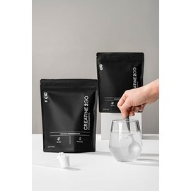Creatine2Go Creatina Monohidratada en polvo  Alta Pureza  Bolsa con 300 gramos (60 servicios)  Sin Sabor  Aumenta rendimiento deportivo, fuerza,...   