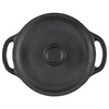 GoodCook Pre-Seasoned Cast Iron Mini Dutch Oven, Black
