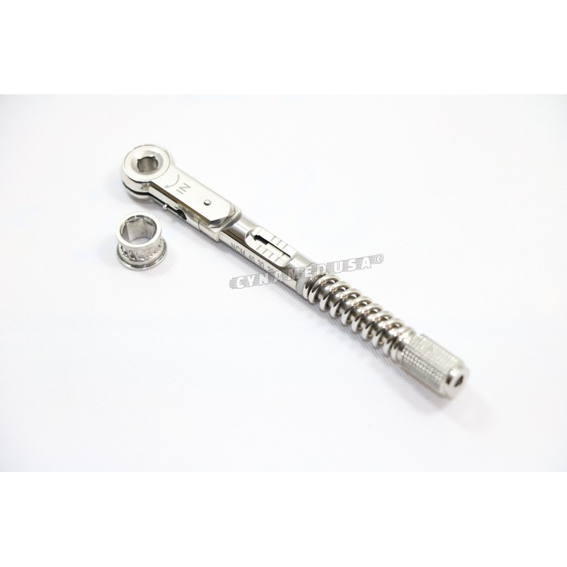 SYNAMED USA GERMAN Universal Dental Implant Torque Wrench Ratchet 10-40