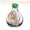 Sosoport Cooling Glass Nest for Hamsters Heat Dissipation Pet House