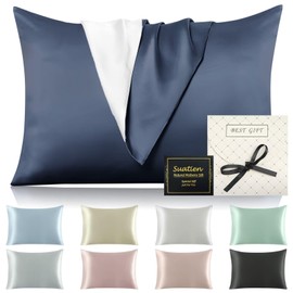 Silk Pillow Cover, Stylish, 19.7 x 27.6 inches (50 x 70 cm), Washable, Pillow Cover, 6A Rank, Natural Silk, Tencel Pillow Cover, Envelope Type, Silk Type, Pillow Case, Beautiful Skin, Dry Protection,