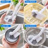 3 Pcs Long Handle Cleaning Brush for Tight Spaces –