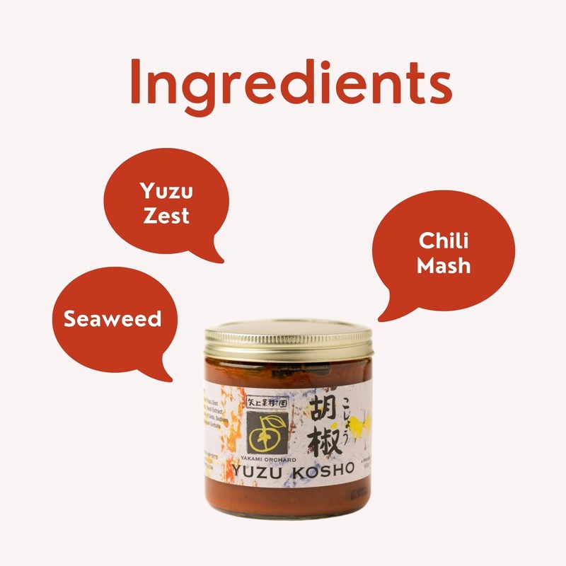 Yakami Orchards Yuzu Kosho, Red Chili Pepper and Citrus Paste