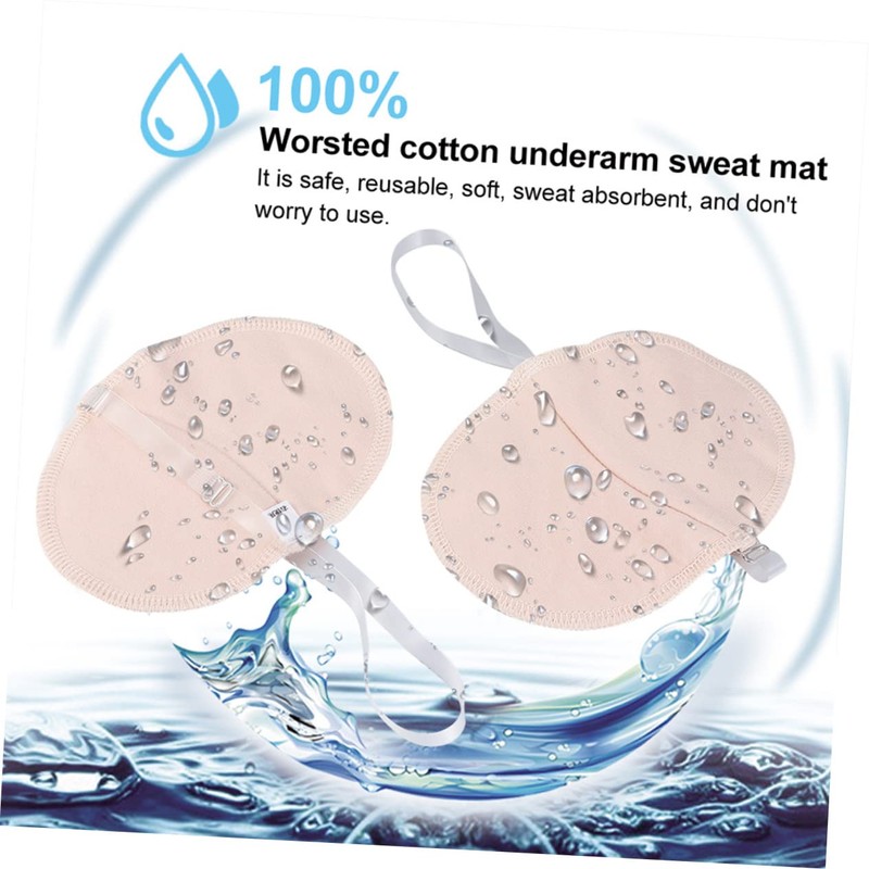 Healvian 2pairs Underarm Sweat Absorbing Pads for Men and Women
