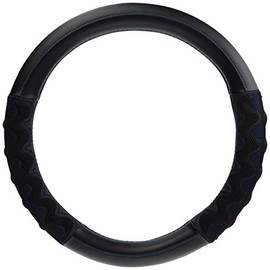Bonform 6726-01B Steering Wheel Cover Grip Mesh Light/Regular Car Steering Cover S: 14.4 - 14.9 inches (36.5 - 37.9 cm), Blue